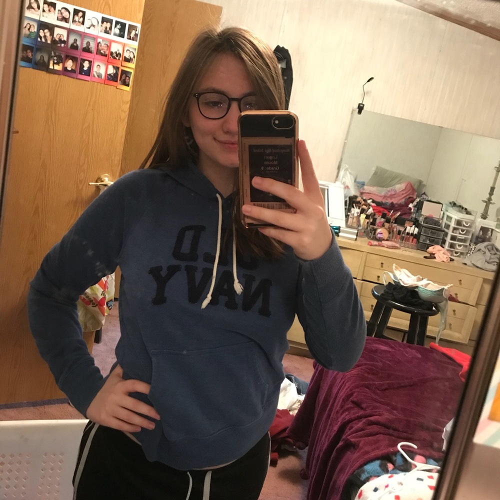 Blue Old Navy Hoodie
